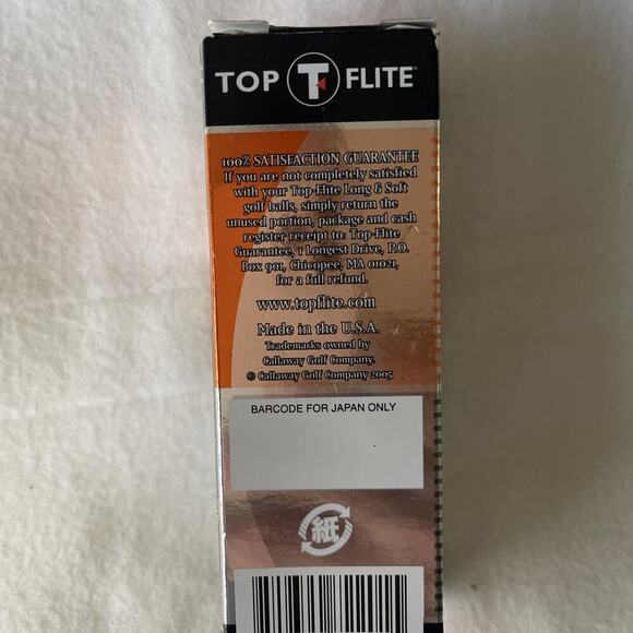 3 TOP T FLITE LONG & SOFT GOLF BALLS LONG DISTANCE #3 Vista NEW - Picture 3 of 5